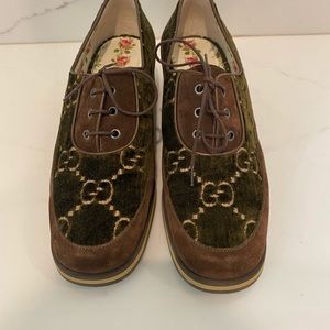 Gucci Thompson Velvet Oxford